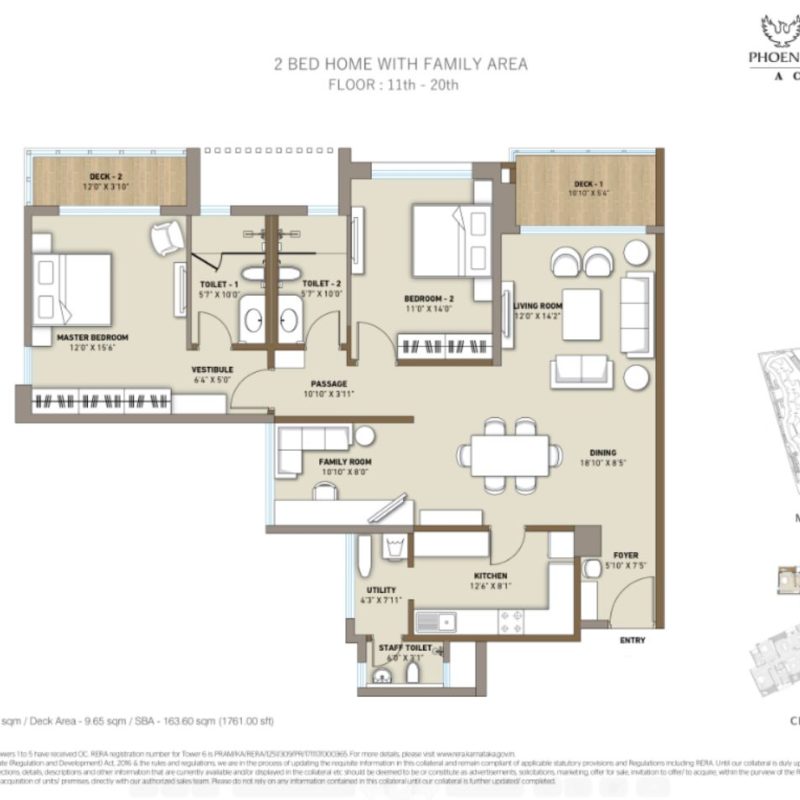 Phoenix One Bangalore West Floor Plans 3 & 4 Bedroom